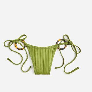 J. Crew Curved Waist Cheeky Bikini Bottoms